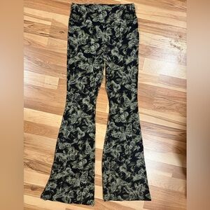 No Boundaries Black and Tan Butterfly Pants